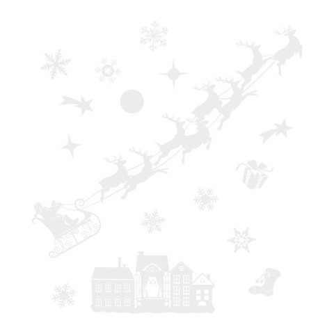 Kalėdiniai langų lipdukai Ruhhy 22305