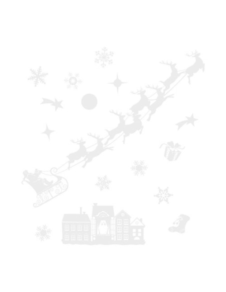 Kalėdiniai langų lipdukai Ruhhy 22305