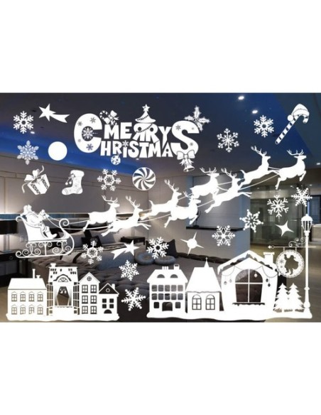 Kalėdiniai langų lipdukai Ruhhy 22305