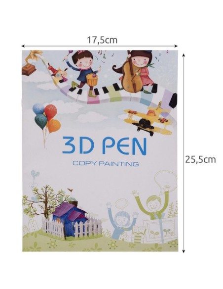 Knyga su šablonais Maaleo 22734 3D rašikliui