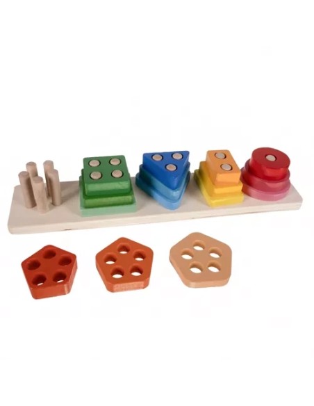 Rūšiuoklis – medinė dėlionė Kruzzel 22492