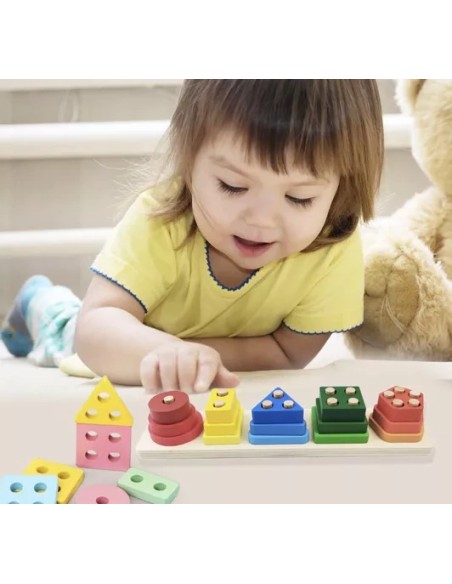 Rūšiuoklis – medinė dėlionė Kruzzel 22492