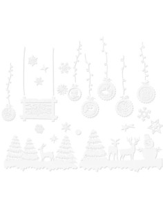 Kalėdiniai langų lipdukai Ruhhy 22253