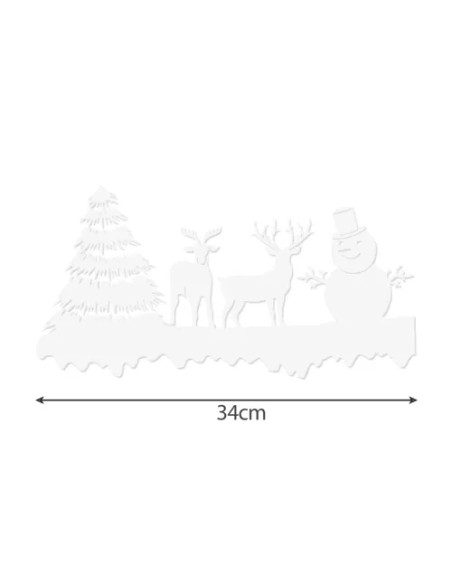 Kalėdiniai langų lipdukai Ruhhy 22253