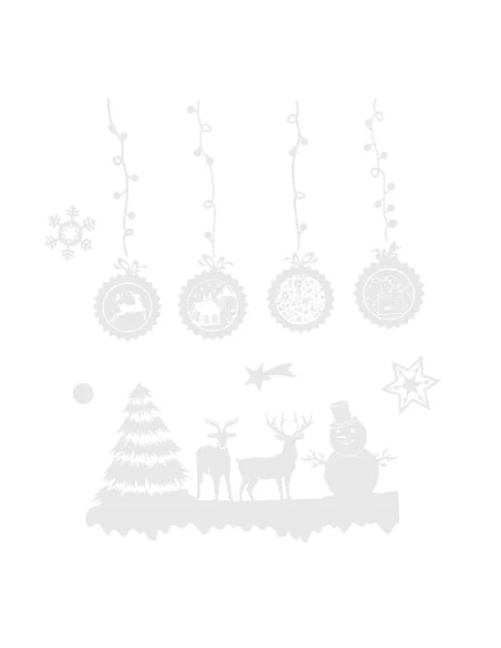 Kalėdiniai langų lipdukai Ruhhy 22253