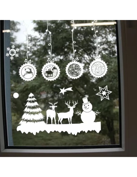 Kalėdiniai langų lipdukai Ruhhy 22253