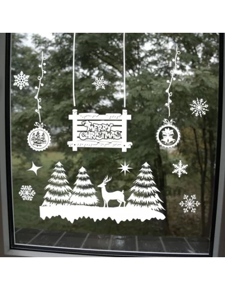 Kalėdiniai langų lipdukai Ruhhy 22253