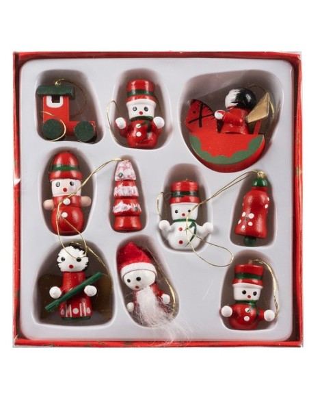 Kalėdiniai papuošalai/ pakabukai eglutei 10 vnt. Ruhhy 22943