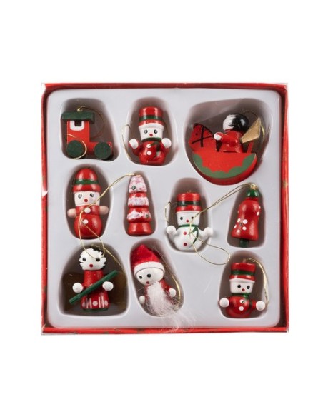 Kalėdiniai papuošalai/ pakabukai eglutei 10 vnt. Ruhhy 22943