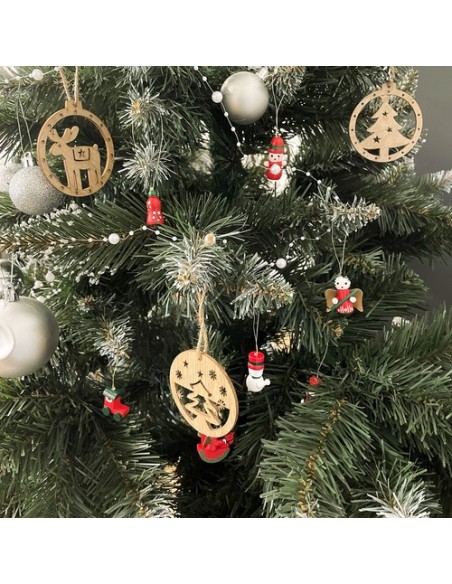 Kalėdiniai papuošalai/ pakabukai eglutei 10 vnt. Ruhhy 22943