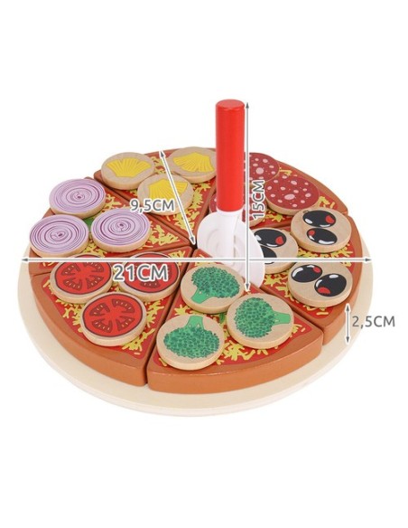 Medinė pica - rinkinys 22471