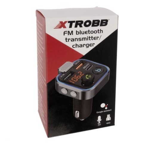 Xtrobb 22355 FM Bluetooth siųstuvas/ įkroviklis