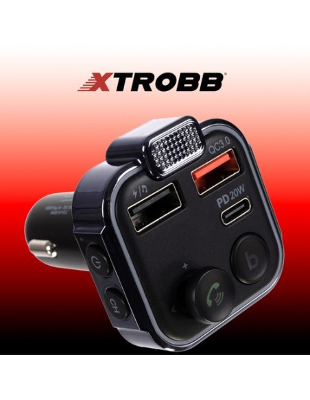 Xtrobb 22355 FM Bluetooth siųstuvas/ įkroviklis
