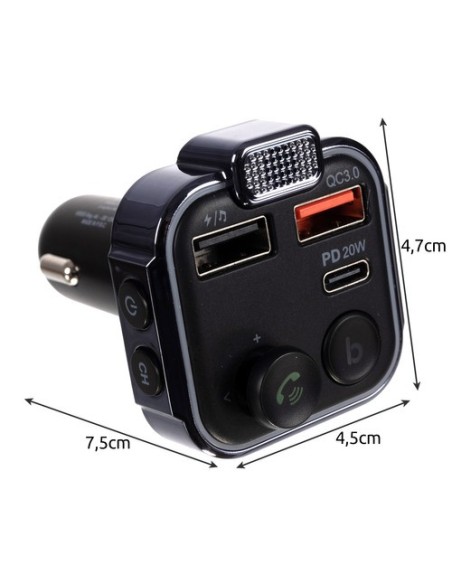 Xtrobb 22355 FM Bluetooth siųstuvas/ įkroviklis