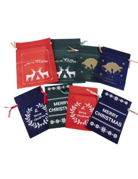 Kalėdiniai maišeliai - rinkinyje 8 vnt. Ruhhy 22251
