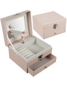 Papuošalų dėžutė/ dėklas su muzikos dėžute 22903