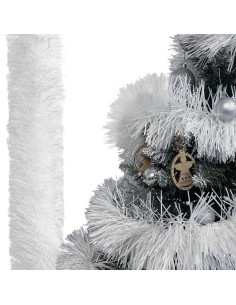 Eglutės girlianda - balta 6m Ruhhy 22307