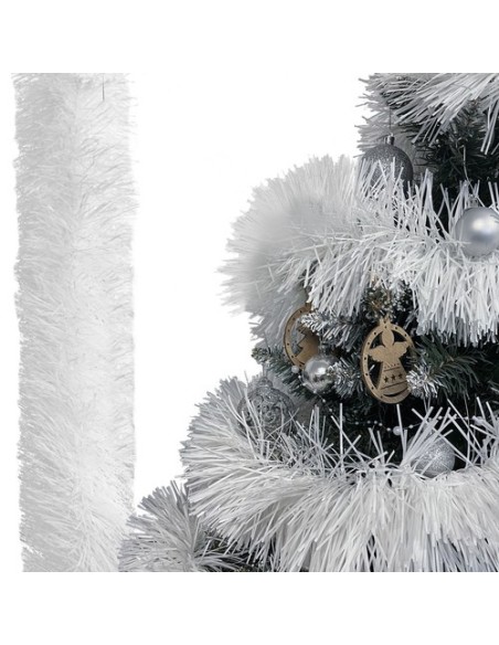 Eglutės girlianda - balta 6m Ruhhy 22307