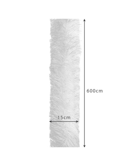 Eglutės girlianda - balta 6m Ruhhy 22307