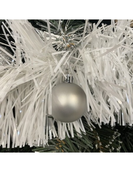 Eglutės girlianda - balta 6m Ruhhy 22307