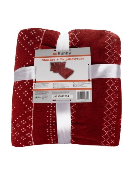 Antklodė 1,6x2m + 2x pagalvės užvalkalas Ruhhy 22594