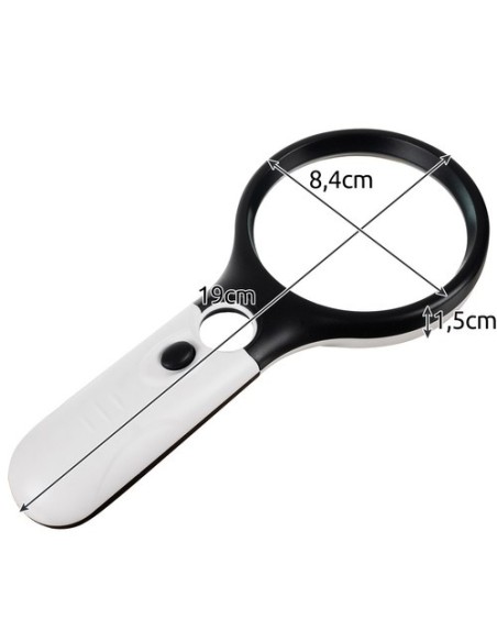 Izoxis 22670 LED apšviestas didintuvas