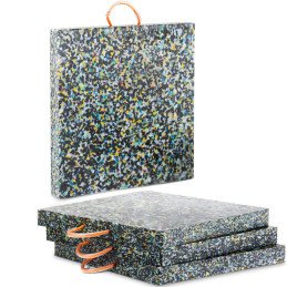 Stabilizuojantis kvadratinis padas krano kojoms 60 x 60 cm iki 25000 kg rinkinys 4 vnt.
