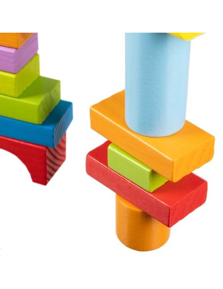 Medinės kaladėlės - 100 vnt. Kruzzel 22666