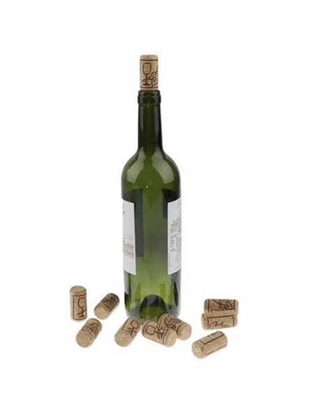 Vyno butelių kamšteliai - 100 vnt. Ruhhy 22876