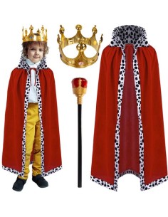 Karaliaus kostiumo rinkinys 3 vnt. Kruzzel 20560