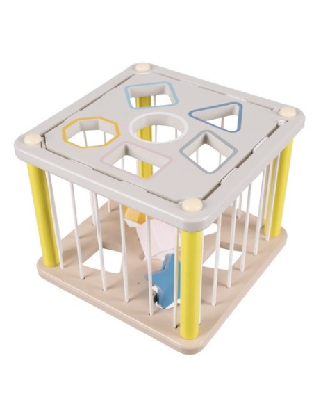 Rūšiuoklis – medinis sensorinis kubas 22885