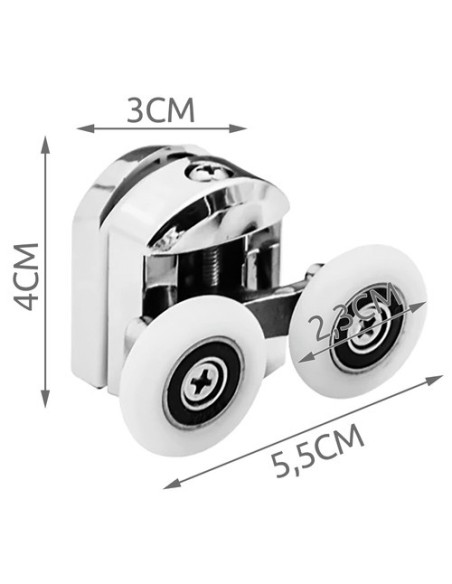 Ratukai dušo kabinai - 8 vnt. Ruhhy 22900