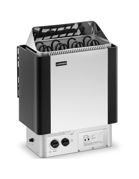 Elektrinė pirties krosnelė su įmontuotu valdymu 5-9 m3 iki 110C 400 V 6 kW Elektrinė pirties krosnelė su įmontuotu valdymu 5-9 m3 iki 110C 400 V 6 kW