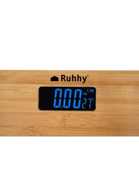 LCD vonios svarstyklės - medinės Ruhhy 22522 LCD vonios svarstyklės - medinės Ruhhy 22522