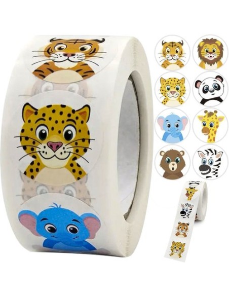 Motyvaciniai lipdukai - ritinys po 500 vnt. Kruzzel 22947