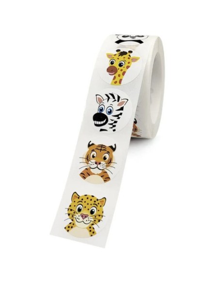 Motyvaciniai lipdukai - ritinys po 500 vnt. Kruzzel 22947