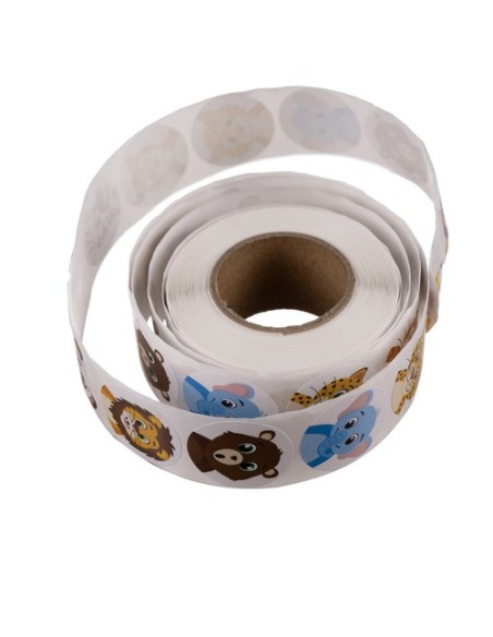 Motyvaciniai lipdukai - ritinys po 500 vnt. Kruzzel 22947