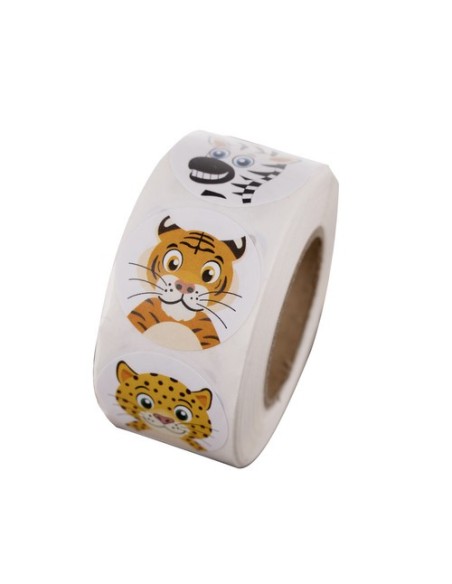 Motyvaciniai lipdukai - ritinys po 500 vnt. Kruzzel 22947