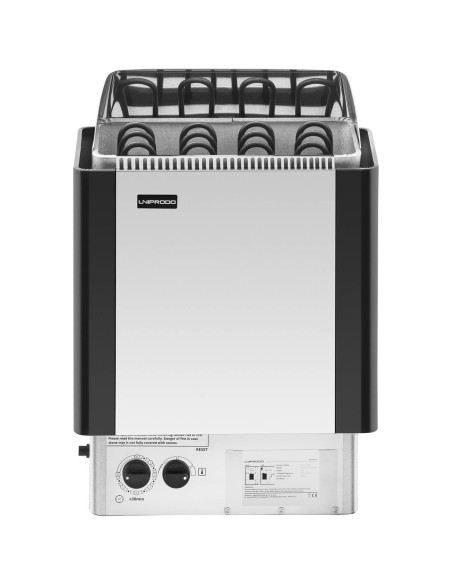Elektrinė pirties krosnelė su įmontuotu valdymu 5-9 m3 iki 110C 400 V 6 kW Elektrinė pirties krosnelė su įmontuotu valdymu 5-9 m3 iki 110C 400 V 6 kW
