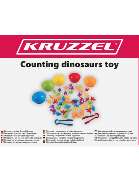 Dinozaurai - skaičiavimo rinkinys 22496