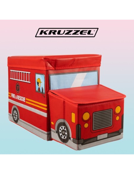 Žaislinė skrynia / bagažinė - apsauga Kruzzel 22489