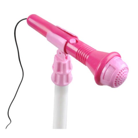 Gitara + mikrofonas + stiprintuvas rožinė 22407