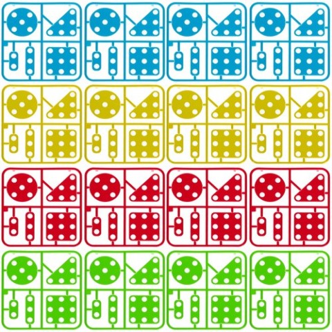 Kūrybinė mozaika su atsuktuvu 22444