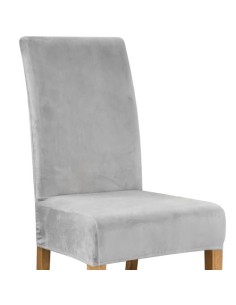 Kėdės užvalkalas - pilkas aksomas Ruhhy 22979