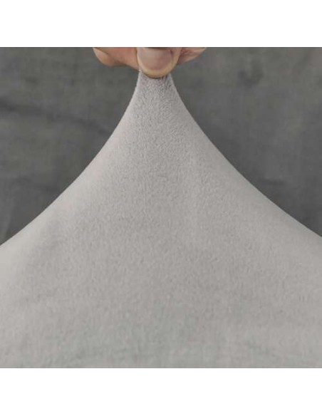 Kėdės užvalkalas - pilkas aksomas Ruhhy 22979