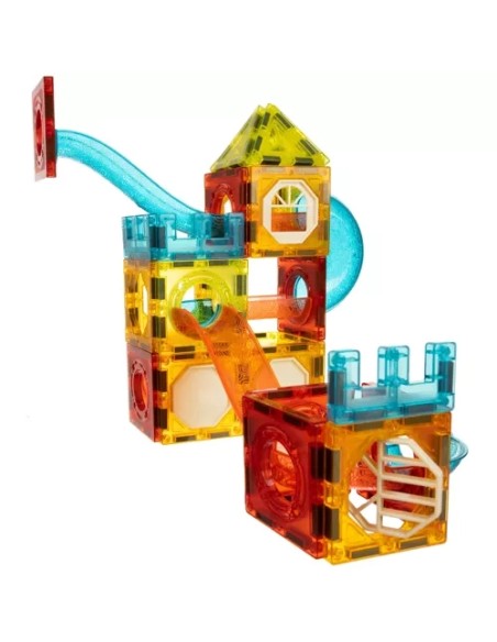 Magnetiniai blokeliai - takelis 77 vnt. Kruzzel 22684