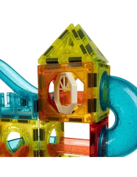 Magnetiniai blokeliai - takelis 77 vnt. Kruzzel 22684