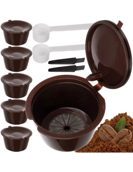 Daugkartinio naudojimo kavos kapsulės - 6 vnt. Ruhhy 23028