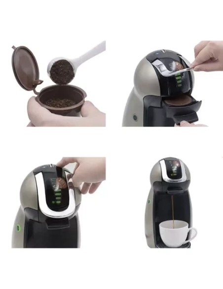 Daugkartinio naudojimo kavos kapsulės - 6 vnt. Ruhhy 23028