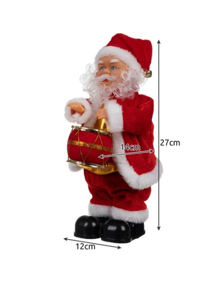 Žaidžiantis Kalėdų Senelis – figūrėlė 30cm Ruhhy 22162